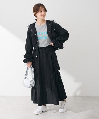 Green Parks 汗染み防止カレッジロゴボックスＴシャツ Charcoal Gray