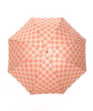槇田商店 ノルディック ドットコラージュ ピンク 長傘 ピンク