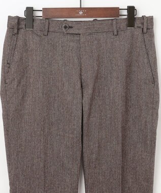 JOSEPH ABBOUD 【ウエストも伸びる！/暖か起毛裏地付/2WAYストレッチ/ オーガニック】オーガニックコットン ウオーム パンツ ベージュ系