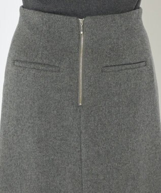uncrave プルーフ メルトン ミニスカート（uncrave STANDARD） トップグレー