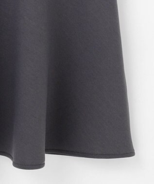 Feroux パール付きダンボール ジャンパースカート グレー系