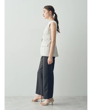 YECCA VECCA リネンライクビスチェベスト Light Beige