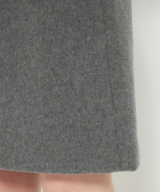 uncrave プルーフ メルトン ミニスカート（uncrave STANDARD） トップグレー