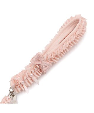 PET PARADISE cherircouture ツイード リボンリード 《ピンク》 ４Ｓ～３Ｓ ピンク