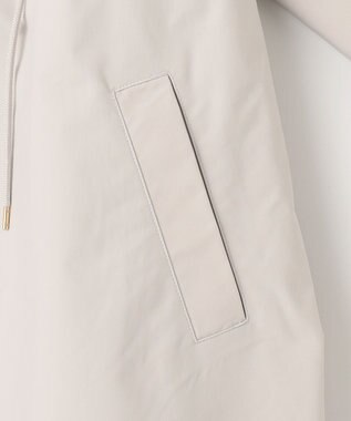 ANY 【手洗い可】ライトフーデットコート グレージュ