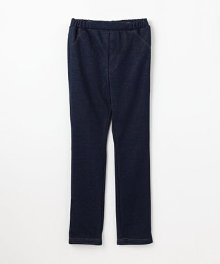 組曲 KIDS 【150-160㎝】 シャギーデニムパンツ ネイビー