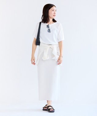 UNFILO シアークロップドシャツ オフ