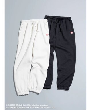 Green Parks ■別注　ＬＯＶＥ　ＢＯＡＴ　スウェットパンツ Black