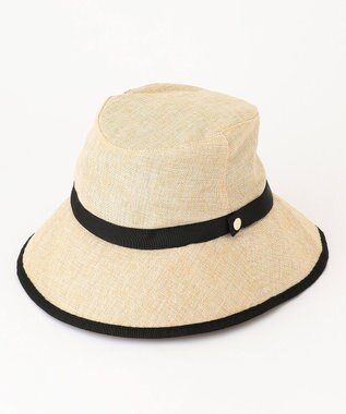 ANY 【手洗い可/UVケア】雑材ハット ナチュラル