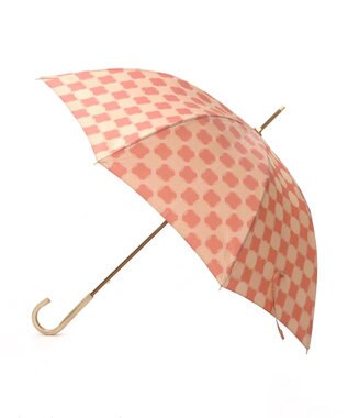槇田商店 ノルディック ドットコラージュ ピンク 長傘 ピンク