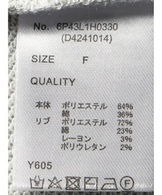 Green Parks ・Ｐｅｔｉｔ　Ｆｌｅｕｒ　カラーｓｔウラケワンピース Gray Mixture