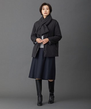 J.PRESS LADIES ピーチマルチポリリバーシブル アウター ブラック系