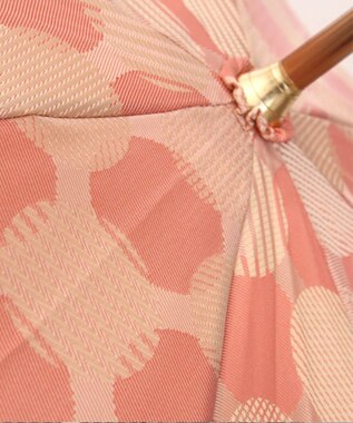槇田商店 ノルディック ドットコラージュ ピンク 長傘 ピンク