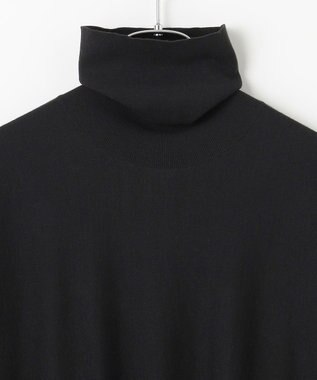 #Newans 【洗える】ペプラムデザインワイドシルエットプルオーバー ブラック