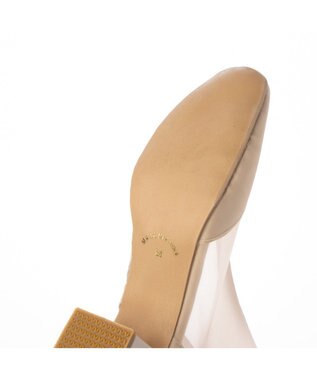 MODE ET JACOMO <noyau>ブロックヒールチュールブーツ ベージュ