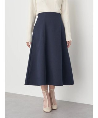 earth music&ecology すきな丈フレアスカート Navy