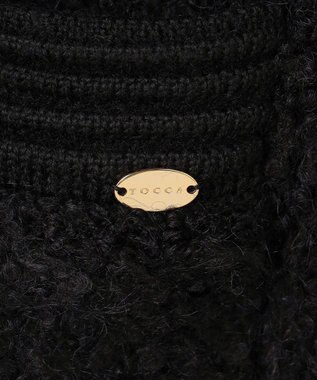 TOCCA LOP EARED POODLE ニットアウター ブラック系