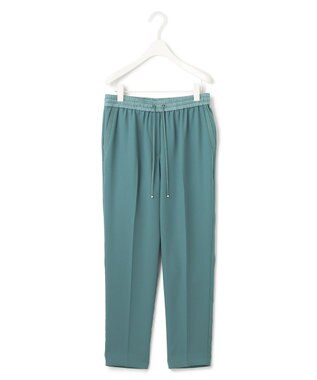 ICB 【新色追加・接触冷感・UVケア・速乾・洗える】FluidBackSatin ドロストパンツ カデットブルー系