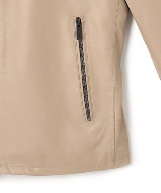 JOSEPH HOMME ライトラムナッパ レザー　    シングルライダース ベージュ系