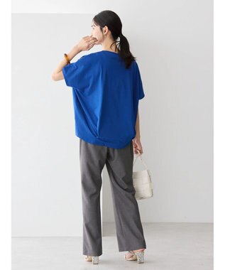 AMERICAN HOLIC 接触冷感裾タックカットプルオーバー Blue