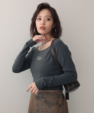 Green Parks ＥＧＯＩＳＴピグメントリブプルオーバー Gray