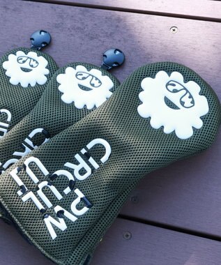 PW CIRCULUS 【新色追加！】【UNISEX】メッシュヘッドカバー ゴルフ カーキ系