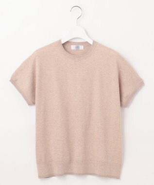 J.PRESS LADIES L 【WEB限定・洗える】Vis/Peスパーク ラメ配色 ニット ベージュ系