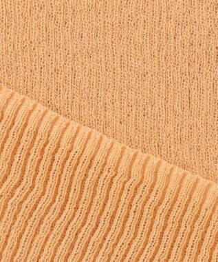 BEIGE， LIANE / リブニットトップス Light Orange