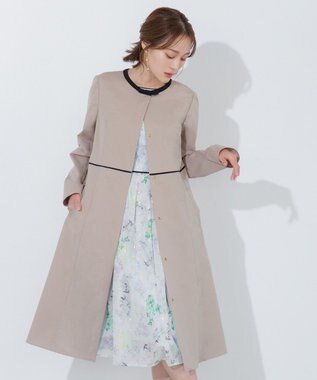 TOCCA 【chayさん着用】BOW MELODY コート ベージュ系