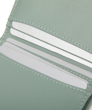 style code 【MERCURYDUO/マーキュリーデュオ】ダイアナ　トリコカラー口金ミニ財布 ミント