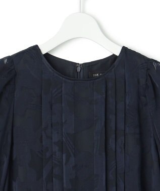 23区 【APPLAUDIR】フローラルオパール ドレス ネイビー系