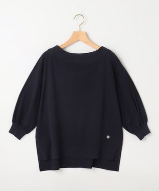 組曲 S 【WEB限定】セーターマシーン リラクシーニットTシャツ ネイビー系