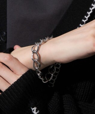 WEGO Mステンレスヘビーチェーンブレスレット 柄4