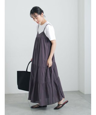 Te chichi 【接触冷感】ティアードキャミソールワンピース