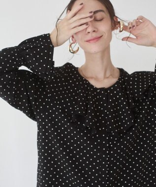 WEGO 【ANGIE VINTAGE】ラッフルブラウス ブラックその他