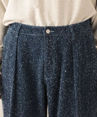 WEGO ネップデニムバギーパンツ デニムインディゴ