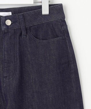 自由区 【洗える】ウスカルデニム ワイドパンツ インディゴ