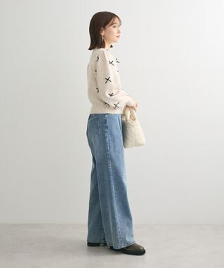 Green Parks ・ＡＮＤＳＥＡＲＣＨ　メニーリボンニットプルオーバー Beige