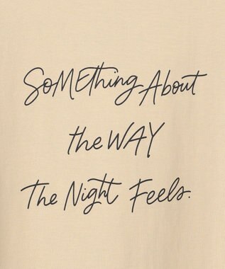 23区 L 【SLOW/一部店舗限定】ヴィンテージライク ロゴ Tシャツ ベージュ系