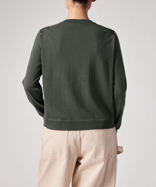 Paul Smith Keepsake プリントコンビ カーディガン カーキ