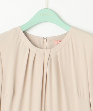 TOCCA 【洗える！】SYMPHONY ドレス ベージュ系