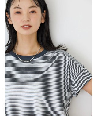 AMERICAN HOLIC 接触冷感ショートスリーブカットプルオーバー Border