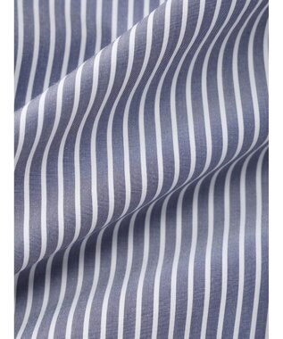 CRAFT STANDARD BOUTIQUE イージーケアコクーンポケ付きチュニック Stripe Navy