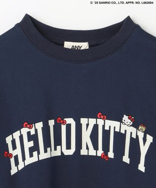 ANY 【ハローキティ×ANY】ロゴスウェット ネイビー