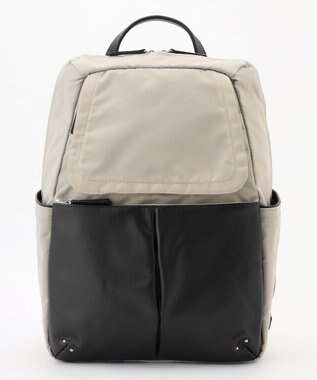 Y'SACCS NEWナイロン×レザーコンビシリーズ　前ポケットラージリュックサック