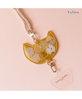 tsumori chisato CARRY 新マルチドット スマホ ショルダー ストラップ ゴールド