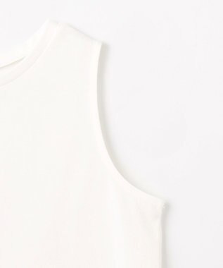 ANY L 【洗濯機可】ラウンドヘムコンビインナー オフ×ストライプ