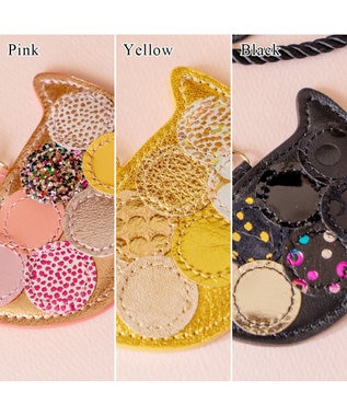 tsumori chisato CARRY 新マルチドット スマホ ショルダー ストラップ ゴールド