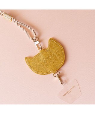 tsumori chisato CARRY 新マルチドット スマホ ショルダー ストラップ ゴールド