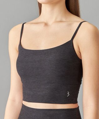 Chacott Peach Mokuブラトップ ダークグレー杢